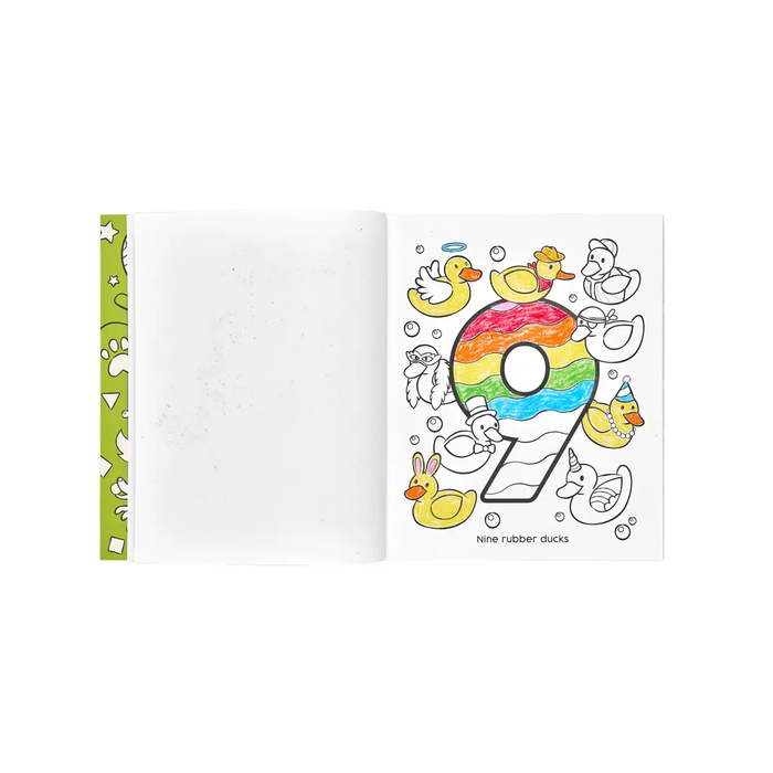 OOLY: 123 - SHAPES + NUMBERS TODDLER COLORING BOOK