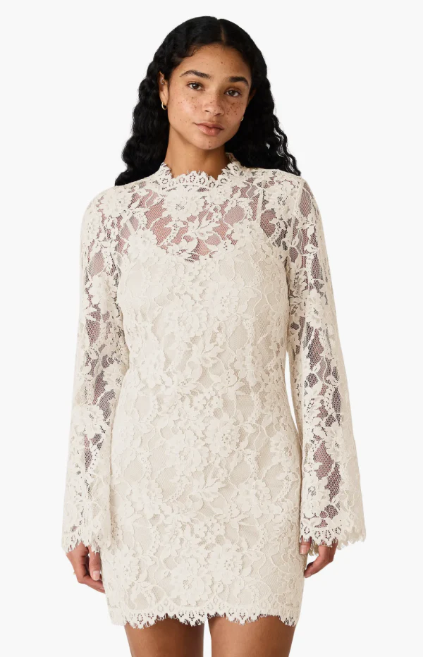 STEVE MADDEN: SELINNA DRESS - ANTIQUE WHITE