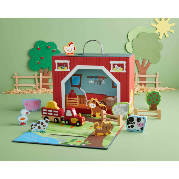 MUD PIE: BARNYARD PLAY BOX SET (17-PIECE)