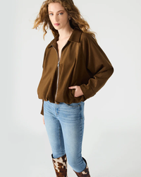 STEVE MADDEN: MACKEY JACKET - CHESTNUT
