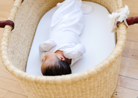 COPPER PEARL: DOVE NEWBORN KNOTTED GOWN