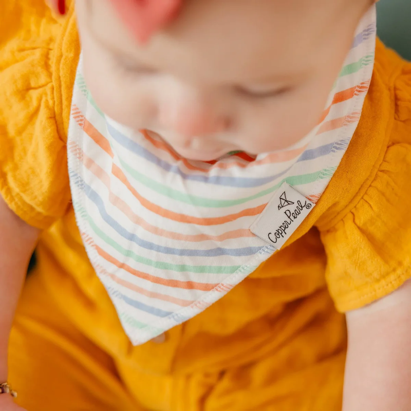 COPPER PEARL: CHEERY BABY BANDANA BIBS (4-PACK)