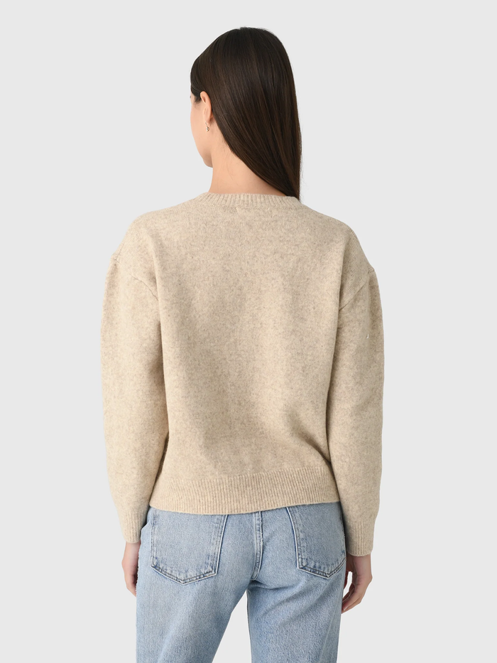 PINCH: COWBOY GRAPHIC CREW SWEATER - OATMEAL