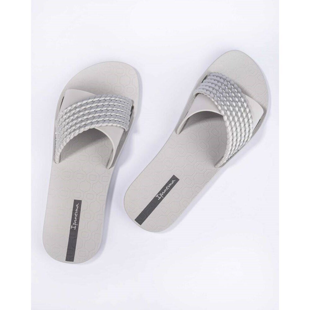 IPANEMA: STREET II SLIDE SANDAL - GREY