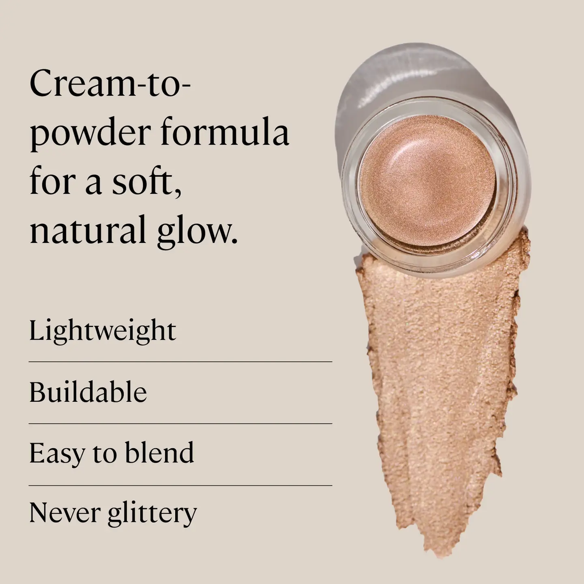 MINORI: CREAM HIGHLIGHTER - CHAMPAGNE
