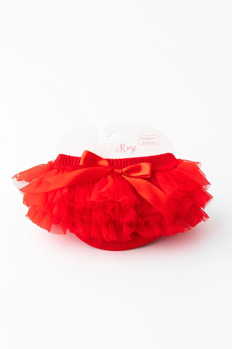 MILA & ROSE: RED RUFFLE TUTU