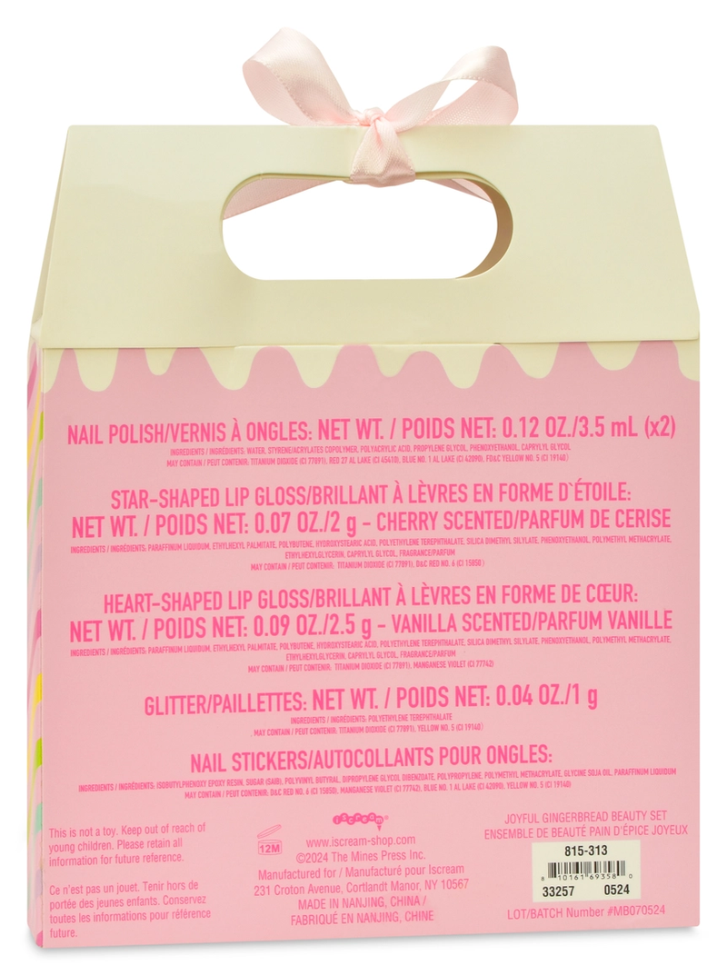 ISCREAM: JOYFUL GINGERBREAD BEAUTY SET
