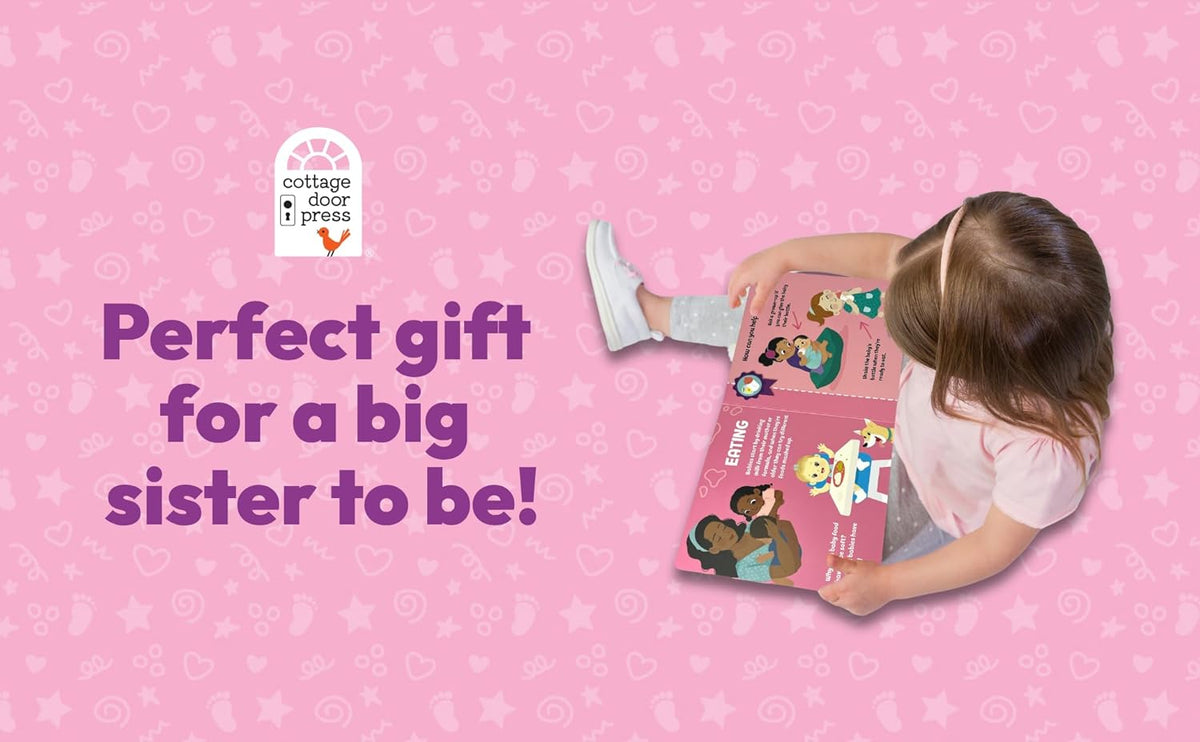 WELCOME TO THE BIG SISTER CLUB BOARD BOOK, STICKER BADGES, AND A REWARD CHART