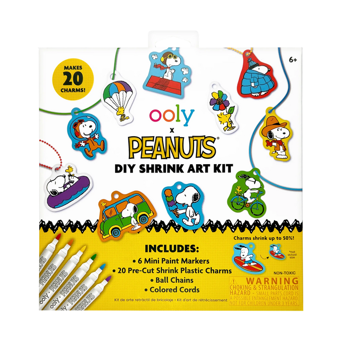 OOLY: X PEANUTS DIY SHRINK ART KIT