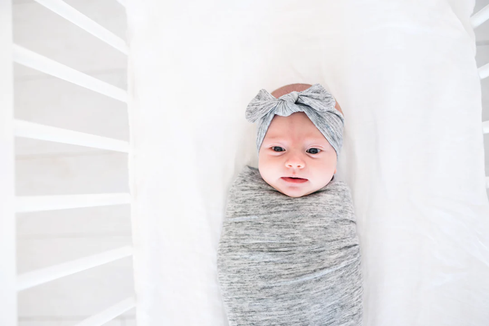 COPPER PEARL: ASHER KNIT HEADBAND BOW