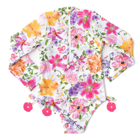 SHADE CRITTERS: SUMMER GARDENS LONG SLEEVE 1PC SWIMSUIT