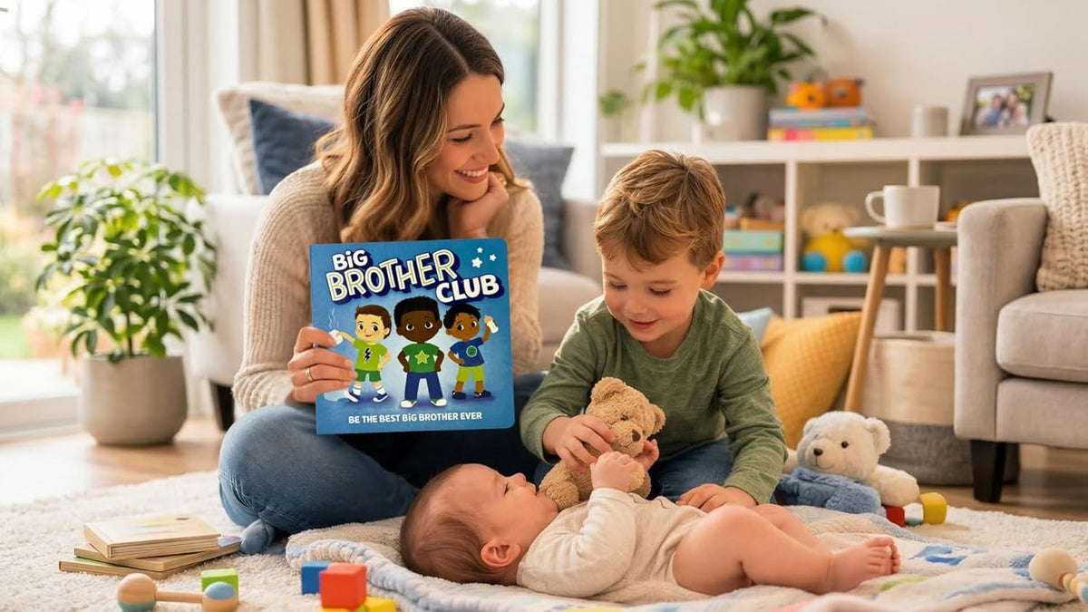 WELCOME TO THE BIG BROTHER CLUB BOARD BOOK, STICKER BADGES, AND A REWARD CHART
