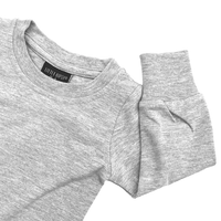 LITTLE BIPSY: LONG SLEEVE ONEPIECE - GREY