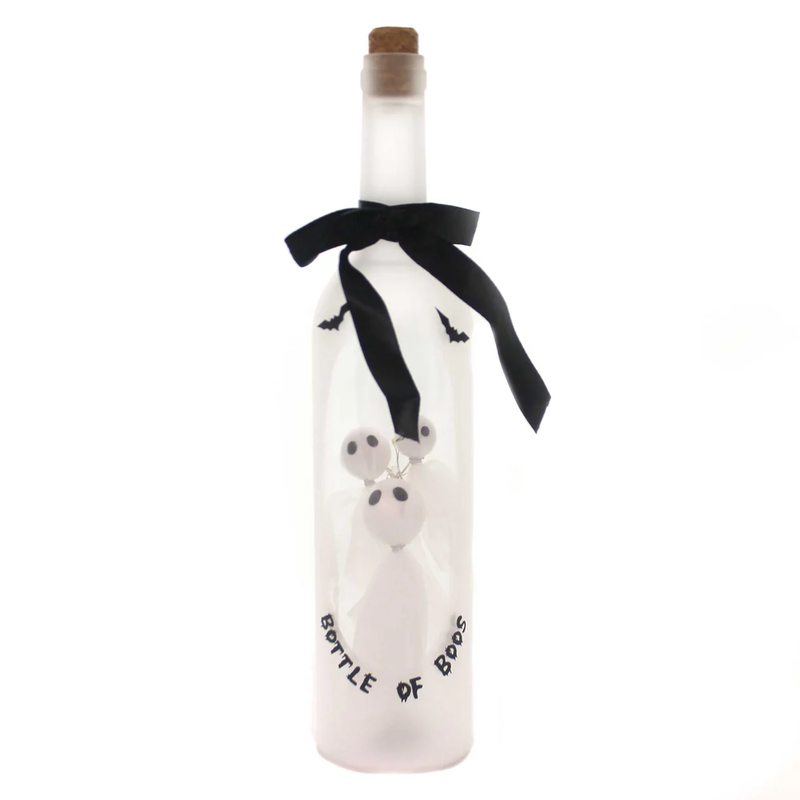 ROMAN: 13" LED LIGHT UP BOTTLE OF BOOS WINE BOTTLE