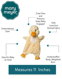 MARY MEYER: PUTTY NURSERY YELLOW DUCK LOVEY – 11″