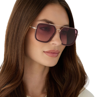 DIFF EYEWEAR: JORDAN - RUGBY RED BURGUNDY GRADIENT