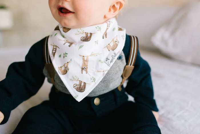 COPPER PEARL: NOAH BANDANA BIB (4-PACK)