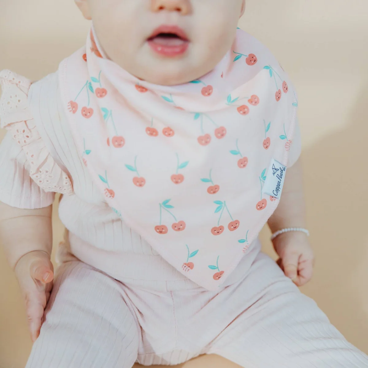 COPPER PEARL: CHEERY BABY BANDANA BIBS (4-PACK)