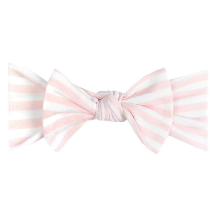 COPPER PEARL: WINNIE KNIT HEADBAND BOW