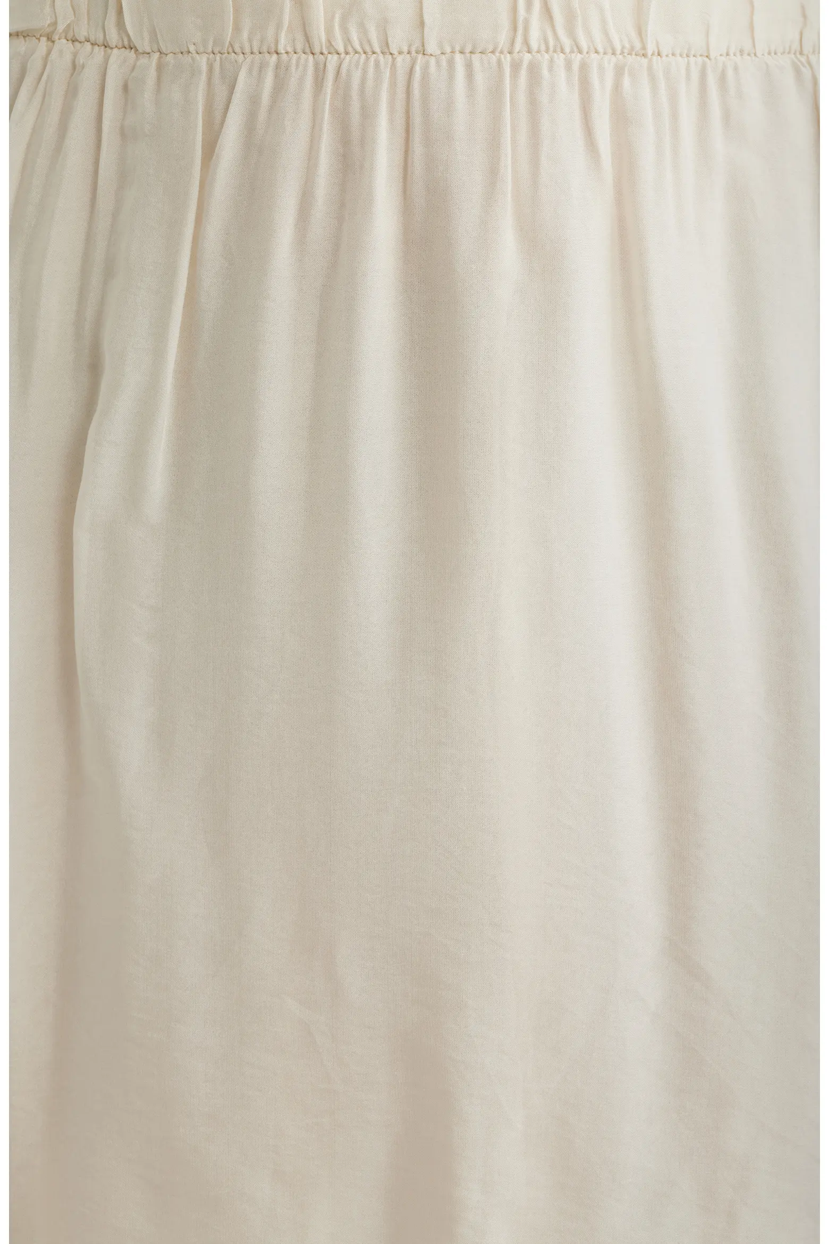 DELUC: FORUM CHIFFON HIGH-LOW SKIRT - OFF WHITE