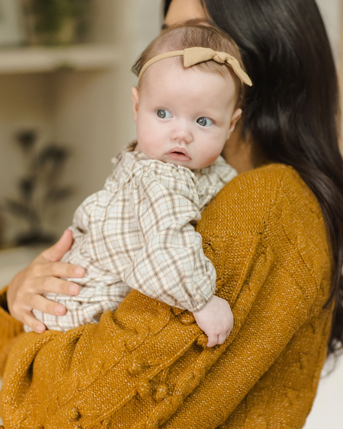 QUINCY MAE: LITTLE KNOT HEADBAND || GOLDEN