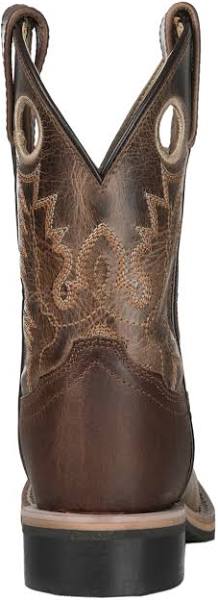 SMOKY MOUNTAIN BOOTS: CHILDREN'S JESSE WESTERN BOOT - BROWN DISTRESS/BROWN