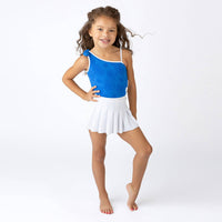 SHADE CRITTERS: PLEATED ACTIVE TENNIS SKIRT - WHITE