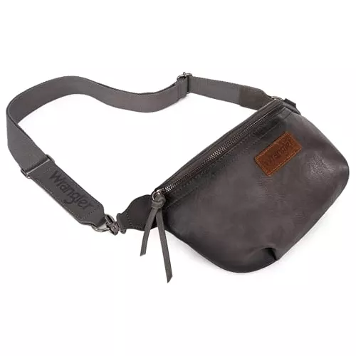 WRANGLER: WRANGLER FANNY PACK BELT BAG SLING BAG - GREY