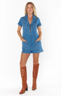 SHOW ME YOUR MUMU: PRESCOTT MINI DRESS - TIDE