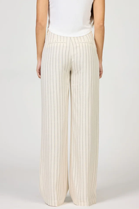DEAR JOHN: BRANDY TROUSER PANT - CREAMY/BLACK STRIPE