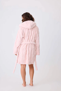 PJ SALVAGE: LETS GET COZY ROBE - PINK PEAR