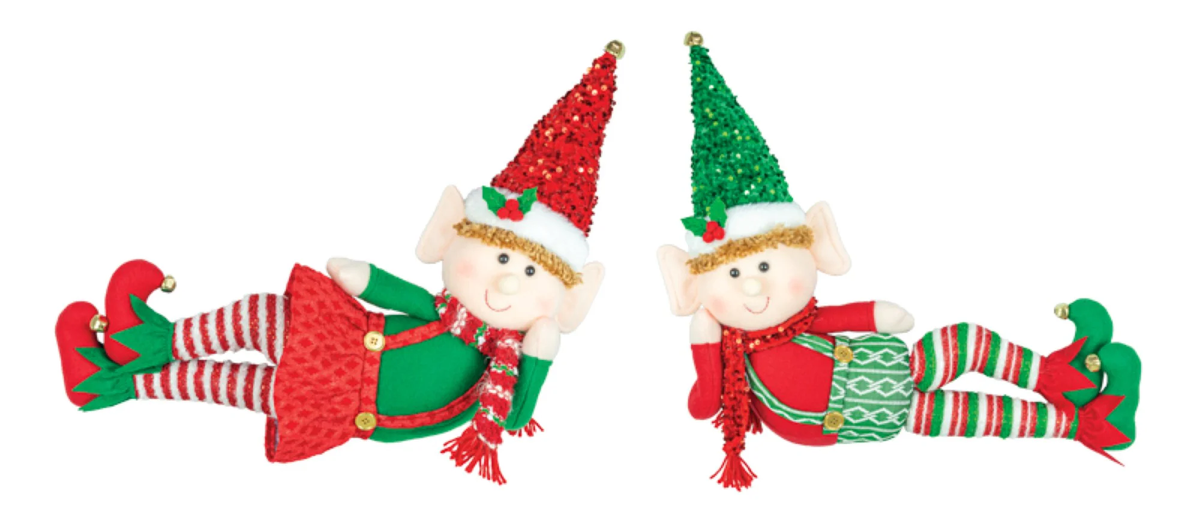 RED AND GREEN ELF LOUNGER (2-PIECE)