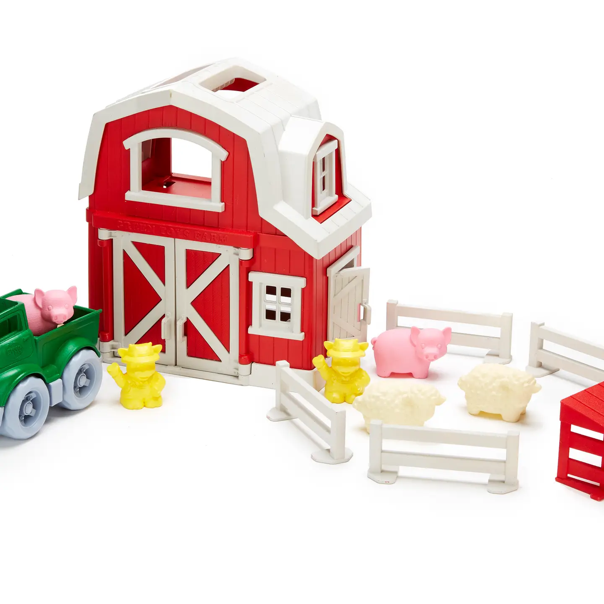 GREEN TOYS: FARM PLAYSET - 10-PIECE