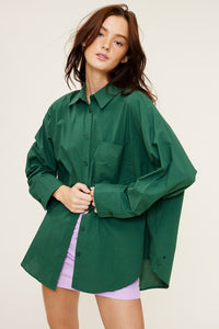 SICILY SHIRT - DEEP GREEN