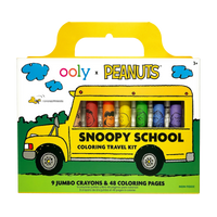 OOLY: PEANUTS SNOOPY SCHOOL COLORING TRAVEL KIT
