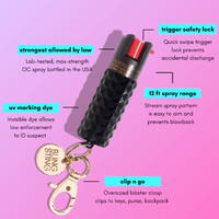 BLINGSTING: STUDDED PEPPER SPRAY