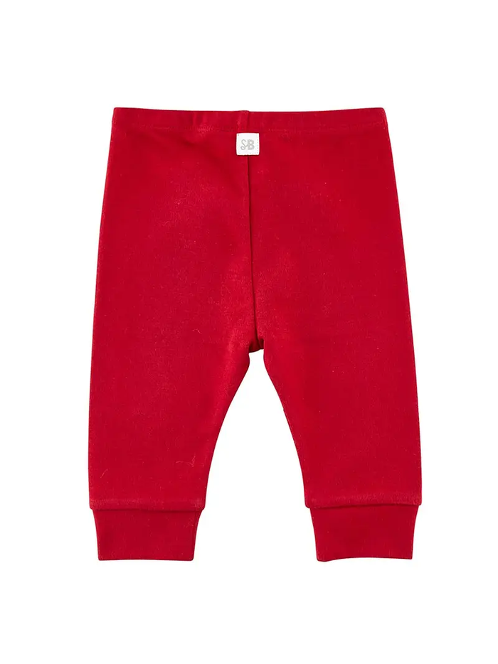 STEPHAN BABY: MERRY JOGGER PANTS - RED