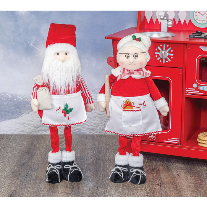 CONFECTIONER MR. & MRS. CLAUS STANDER 2 ASST.