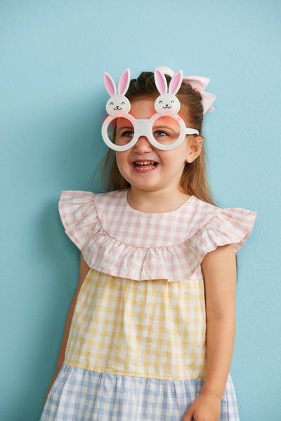 MUD PIE: PINK EASTER LIGHT UP GLASSES