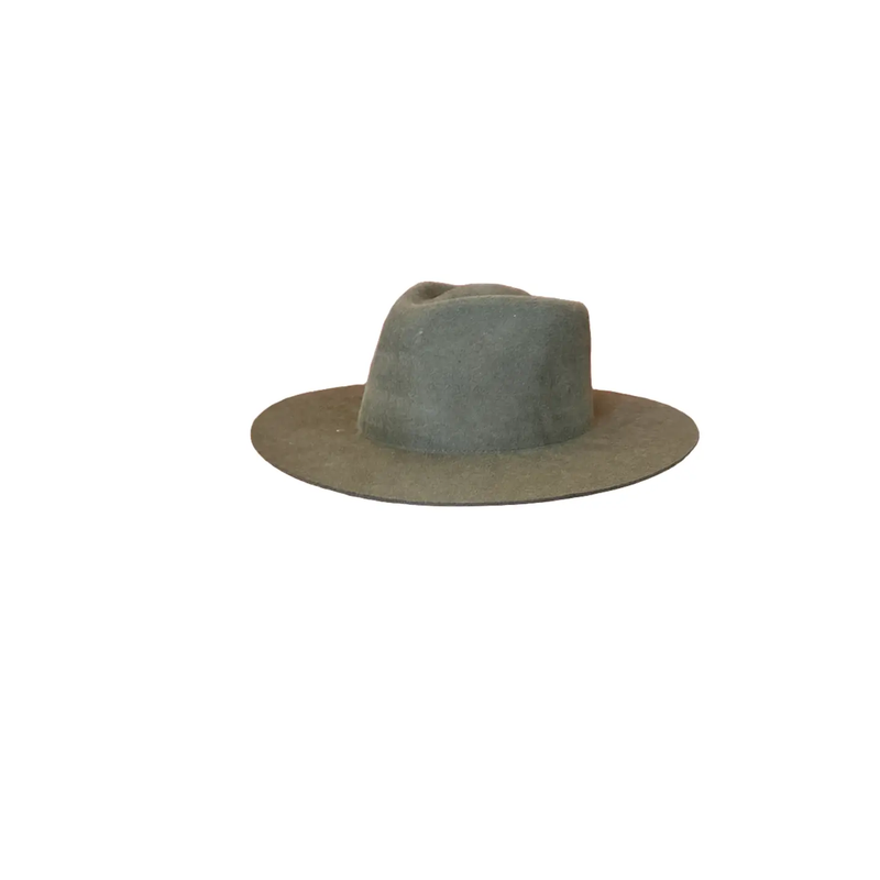 WILDER & SOUL: PAIGE RANCHER - WOOL FELT - OLIVE