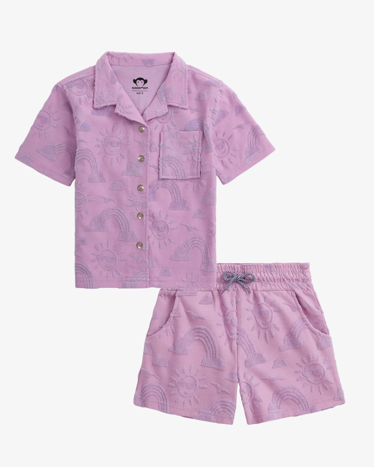 APPAMAN: SUNNY DAYS TERRY RESORT SET - LILAC