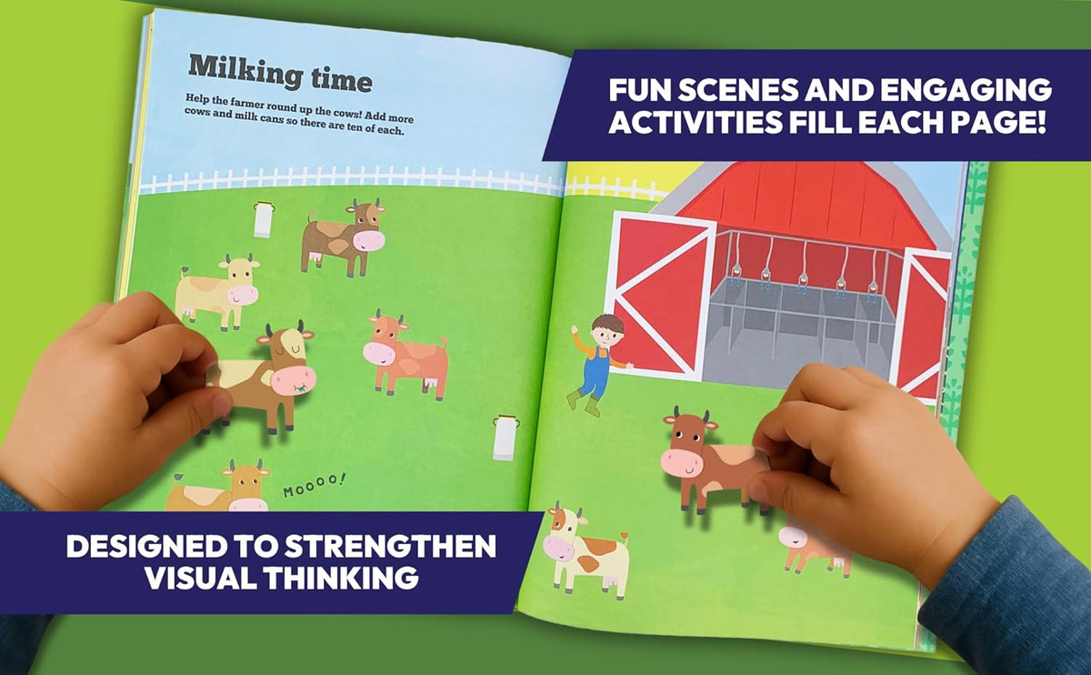 TOTALLY AWESOME 2000 STICKERS BUSY FARM ACTIVITY BOOK