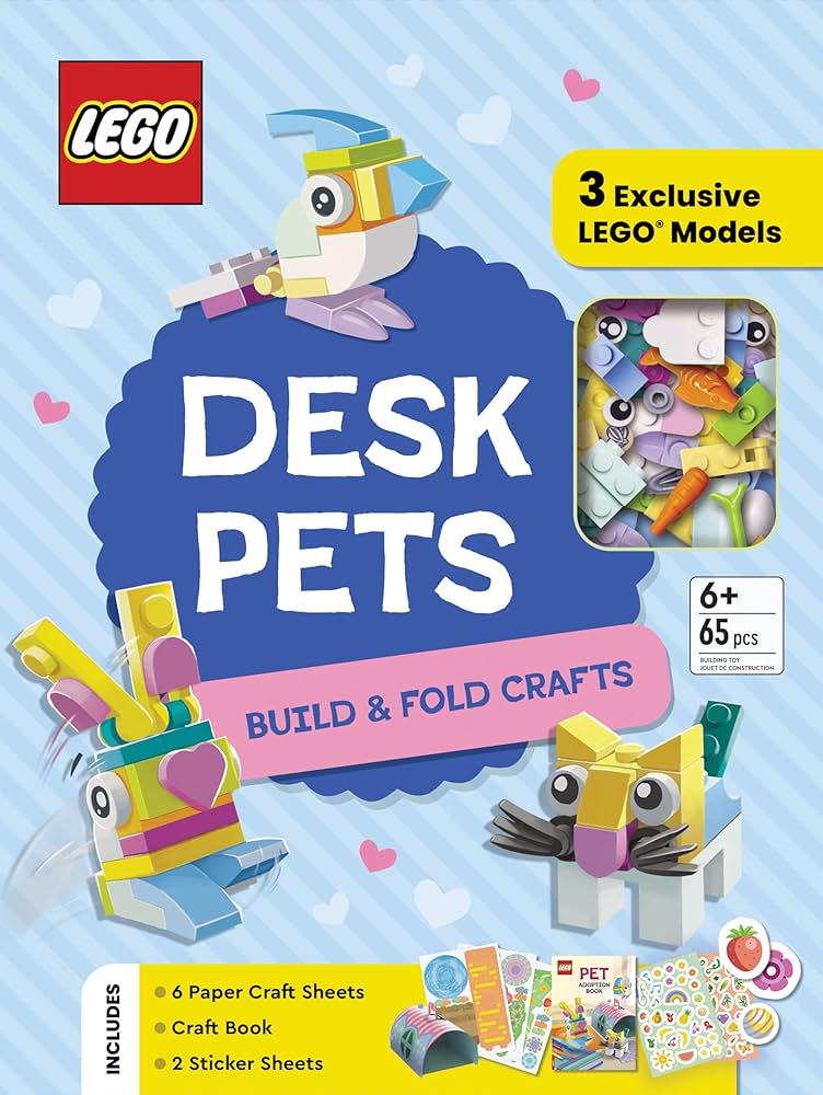 LEGO® DESK PETS BUILD & FOLD CRAFTS