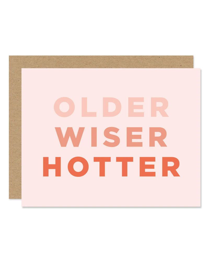 MADDON PAPER CO: OLDER WISER HOTTER CARD