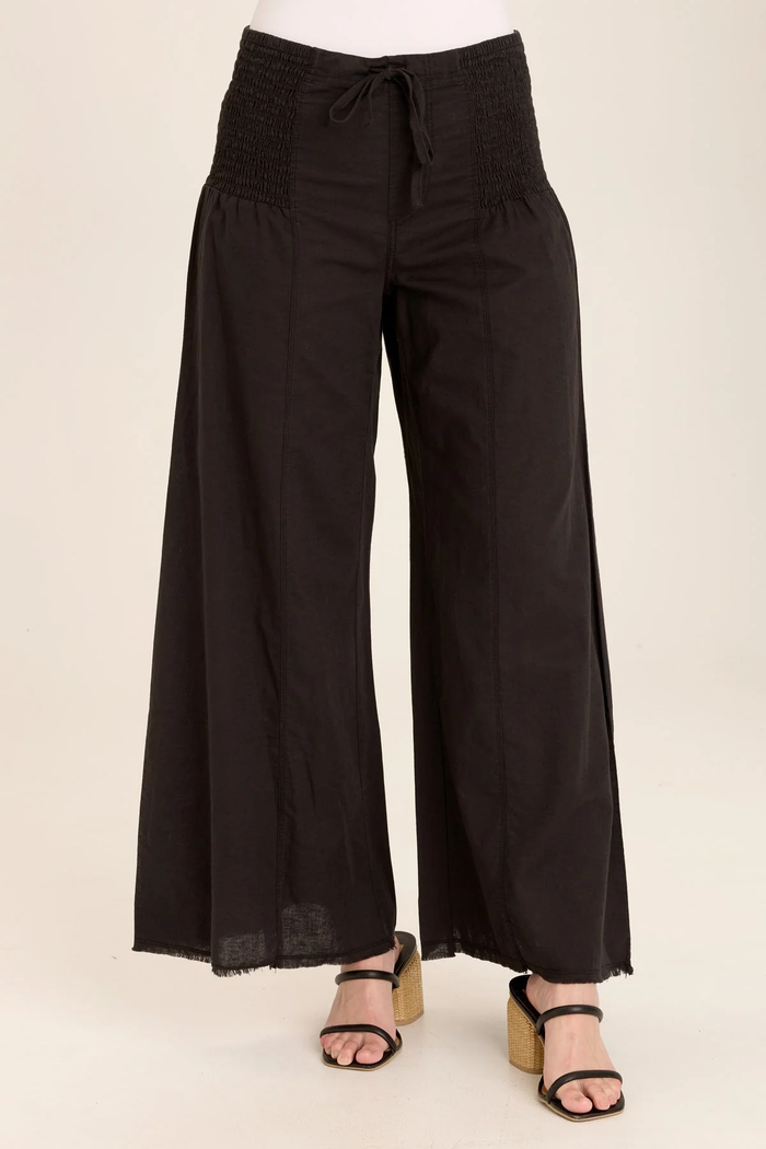 XCVI: KAJ WIDE LEG PANT - BLACK