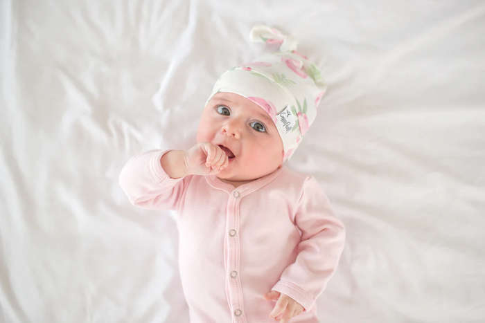 COPPER PEARL: GRACE TOP KNOT HAT