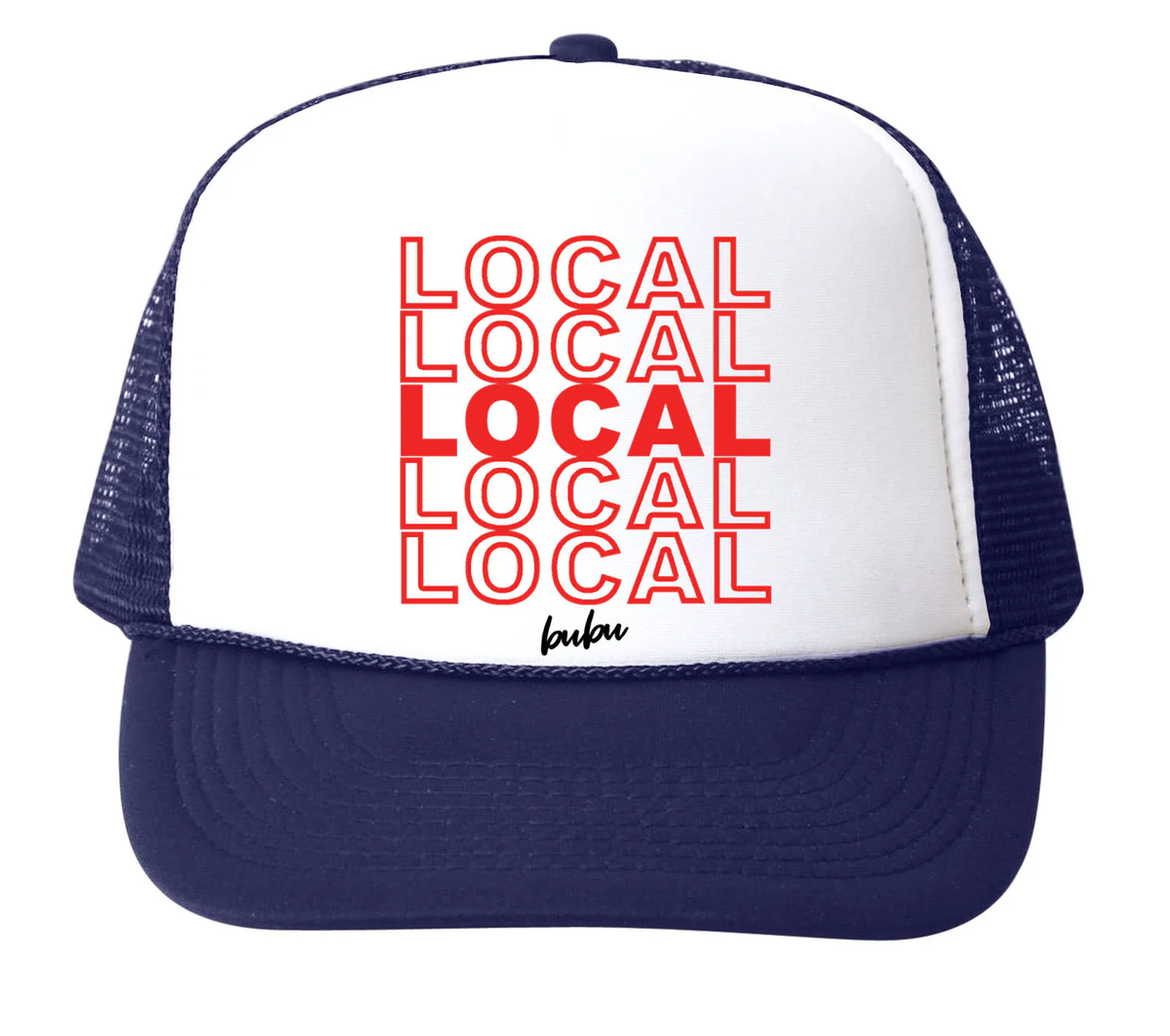 BUBU: LOCAL TRUCKER HAT - NAVY