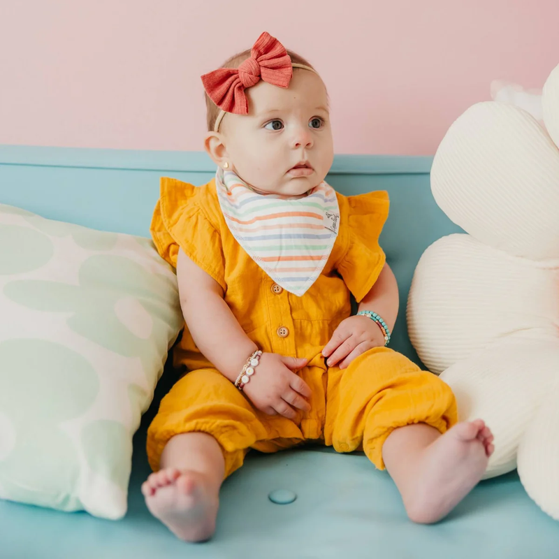 COPPER PEARL: CHEERY BABY BANDANA BIBS (4-PACK)