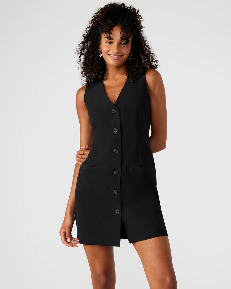 STEVE MADDEN: CRESSIDA DRESS - BLACK