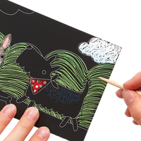 OOLY: MINI SCRATCH & SCRIBBLE ART KIT - PLAYFUL PUPS